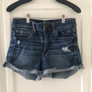 AE denim shorts!